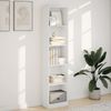 vidaXL Bücherregal Weiß 40x24x176 cm Holzwerkstoff 857792 Bild 3
