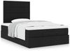 vidaXL Ottoman-Bett mit Matratze Schwarz 120x200 cm Stoff 3313149 Bild 4