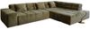 KAWOLA Sofa NEVADA Ecksofa Velvet olivgrün Recamiere rechts 82 x 215 x 319 cm Bild 3