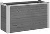 vidaXL Hochbeet Grau 75 x 30 x 42 cm WPC und Aluminium 42039083 Bild 2