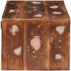 vidaXL Nachttisch Braun 45 x 30 x 24 cm Massives upgecyceltes Holz 4104578 Bild 5