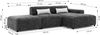 AX LIVING Couch Hellgrau L Form Jughlio Ecksofa mit Hocker 304 cm R Bild 2