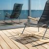 Liadomo Gartenlounge-Sessel Atina Schaukelstuhl, Schaukelsessel für Balkon, Garten, Terrasse (Outdoor-Sessel), Teakholz-Armlehnen & -Kufen, Rope mit Edelstahl-Gestell Bild 3