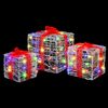 vidaXL Geschenkbox mit 60 LEDs 3 pcs Mehrfarbig 20 x 20 x 20 cm Acryl 42019094 Bild 5