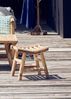 Hocker Fred aus Teakholz Bild 3