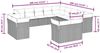 vidaXL 13-tlg. Garten-Sofagarnitur mit Kissen Braun Poly Rattan 3250392 Bild 3