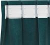 vidaXL Verdunkelungsvorhänge 2 pcs Dunkelgrün 140 x 140 cm Samt 4107213 Bild 5