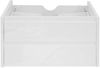 Waschbeckenunterschrank HWC-B19, Waschtischunterschrank Waschtisch Badezimmer, hochglanz Soft-Close 50x80cm ~ weiß Bild 3