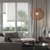 Pendelleuchte, Metall, dunkelbraun, Boho, E27, D 59 cm Bild 4
