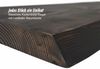 Relaxdays Wandregal Massivholz Baumkante Bild 5