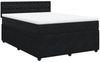 vidaXL Boxspringbett mit Matratze Schwarz 140x190 cm Samt 3290048 Bild 3