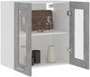 vidaXL Hängeglasschrank Lyon Betongrau 60x31x60 cm Holzwerkstoff 802525 Bild 4