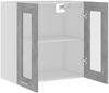 vidaXL Hängeglasschrank Lyon Betongrau 60x31x60 cm Holzwerkstoff 802525 Bild 5