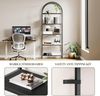 GarveeMore Bücherregal Standregal mit 5 Ebenen,gewölbt Display Racks,180x60x28cm, mit Kippschutz,für Schlafzimmer,Wohnzimmer,Home Office Bild 4