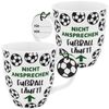 Tasse Kaffeetasse Kaffeebecher Teetasse Sheepworld 40cl Fußball 48221 Bild 4