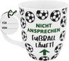 Tasse Kaffeetasse Kaffeebecher Teetasse Sheepworld 40cl Fußball 48221 Bild 2