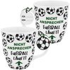 Tasse Kaffeetasse Kaffeebecher Teetasse Sheepworld 40cl Fußball 48221 Bild 1
