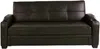 Vente-unique - Schlafsofa Klappsofa - Kunstleder - Braun - MIRELLA Bild 4