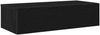 vidaXL Wandregal mit Schubladen Schwarz 60x26,5x15 cm Holzwerkstoff 859969 Bild 2