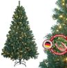 LETGOSPT Künstlicher Weihnachtsbaum Künstlicher Weihnachtsbaum für Zuhause, 120 cm mit 150 LED-Lichterkette, 400 Zweige, Perfekt für Tisch, Fensterbank & Mini-Deko Bild 4