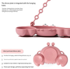 ABC Silikon-Babygeschirr-Set mit Saugnäpfen, 8-teiliges Set, Kinder-Essgeschirr-Set, beinhaltet rutschfeste Teller, Schüsseln, Becher Bild 2