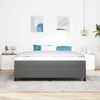 vidaXL Boxspringbett Hellgrau und Weiß 180 x 200 cm Cordstoff 3337477 Bild 4