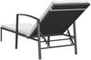 vidaXL Sonnenliege mit Auflage Poly Rattan Schwarz 317635 Bild 5