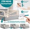 KESSER® Bettschutzgitter Reise Bett Rausfallschutz verstellbar Bed Guard Rail Bumper, Kinder/ Baby, Bettgitter Klappbar, Kinderbett Kinderbettschutzgitter, Tasche, Farbe, Höhe: 72 bis 96cm Beige, 180cm Bild 3