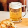 GRAVURZEILE Bierkrug Leonardo Bierkrug mit Gravur - Papa ist der Beste, Glas, Geschenk für Opa Papa zum Vatertag Bild 4