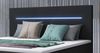 Boxspringbett Sejour mit LED u. Stauraum 140x200 Schwarz H3 (70-100kg) Bild 3