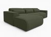 AX LIVING Wohnlandschaft mit Schlaffunktion Ruyam Eckcouch Grün L Bild 4
