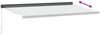 vidaXL Markise Einziehbar Anthrazit und Weiß 5x3 m Stoff und Aluminium 3216132 Bild 5