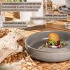 SÄNGER Pastaschalen Set Kairo Graphit - 6 teilig aus Steingut Bild 5