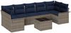 vidaXL Gartensofa-set 8 pcs Grau Poly-Rattan 3345285 Bild 2