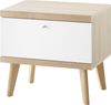 andas Nachtschrank MERLE in skandinavischem Design, aus FSC®-zertifiziertem Holzwerkstoff Bild 3