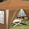 vidaXL Pop-up Partyzelt 575 x 288 x 245 cm Beige 42019804 Bild 3