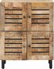 vidaXL Stauraumschränke Natur 60 x 33 x 75 cm Massivholz Mango 4018870 Bild 4