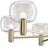 Maytoni Pendelleuchte Vision 6-flammig gold mit Glas Bild 5