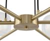 Maytoni Pendelleuchte Vision 6-flammig gold mit Glas Bild 3