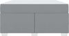 vidaXL Bettrahmen mit Matratze Hellgrau 160 x 200 cm Stoff 3399194 Bild 5