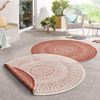 In- & Outdoor Wendeteppich Porto, rund - terra creme - 140 cm Durchmesser Bild 4