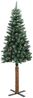 vidaXL Schlanker Weihnachtsbaum mit 150 LEDs mit Ständer Grün 150 cm 3394887 Bild 5