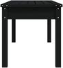 vidaXL Gartenbank Schwarz 109x44x45 cm Massivholz Kiefer 824008 Bild 5