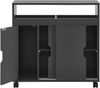 Badezimmerschrank Lumijoki 71x70x20cm Dunkelgrau [en. casa] Bild 5