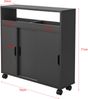Badezimmerschrank Lumijoki 71x70x20cm Dunkelgrau [en. casa] Bild 3