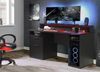 Schreibtisch >Tamas< in Schwarz/matt - 160x91x72cm (BxHxT) Bild 3