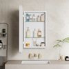 Spiegelschrank Bad Badezimmer Spiegel mit Schrank Aufbewahrung Wandspiegel,Weiß Bild 3