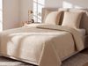 Tagesdecke mit Kissen SHUSH 140 x 210 cm Taupe Bild 3