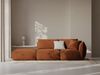 Micadoni Modulares Sofa Chris 3-Sitzer Links Samt Terrakotta Bild 4