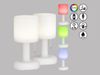 FHL easy 850252 LED Akku Tischleuchte Termoli weiß RGBW 2er Set Bild 4